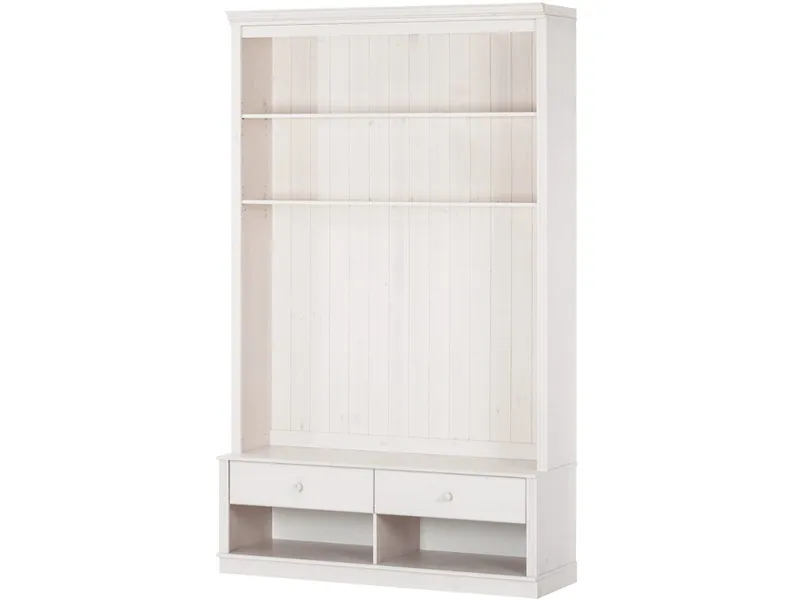 Bokhylle Loft24 Anita Hvit/lakk, hvit/lakk