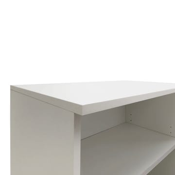 Bokhylle Loft24 Pelle Hvit/Wotan-eik - Hvit/Wotan-eik - Oppbevaring - Hyller - Bokhylle