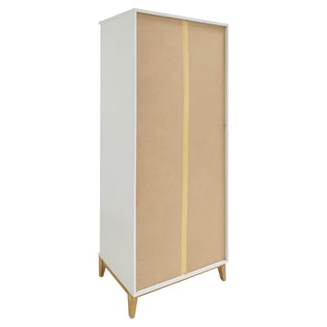 Bokhylle Loft24 Pelle Hvit/Wotan-eik - Hvit/Wotan-eik - Oppbevaring - Hyller - Bokhylle