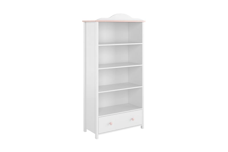 Luna Hylle 85x42x171 cm - Hvit - Oppbevaring - Hyller - Bokhylle