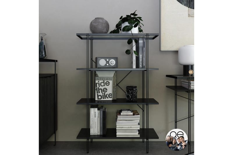 Marinko Bokhylle - Svart - Oppbevaring - Hyller - Bokhylle