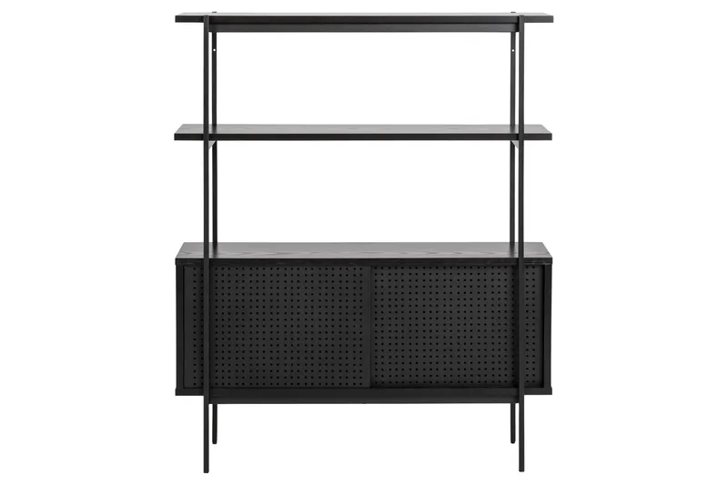Mehoopany Bokhylle 113,8 cm - Sort - Oppbevaring - Hyller - Bokhylle