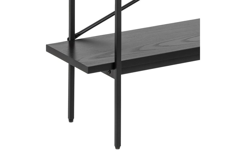 Mehoopany Bokhylle 27x172 cm - Svart - Oppbevaring - Hyller - Bokhylle