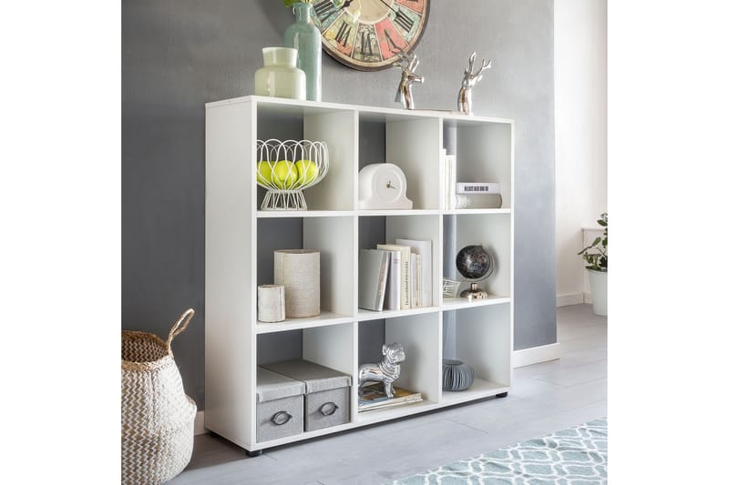 Milahn Bokhylle 108x29 cm - Hvit - Oppbevaring - Hyller - Bokhylle