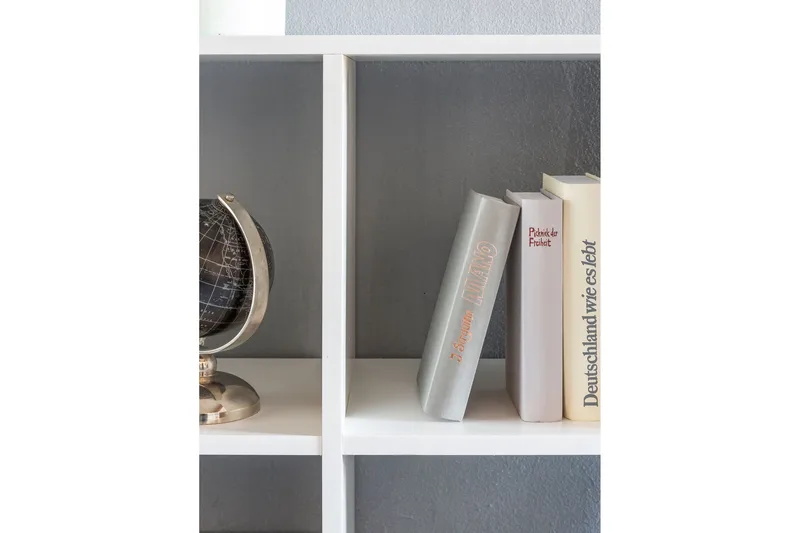 Milahn Bokhylle 108x29 cm - Hvit - Oppbevaring - Hyller - Bokhylle