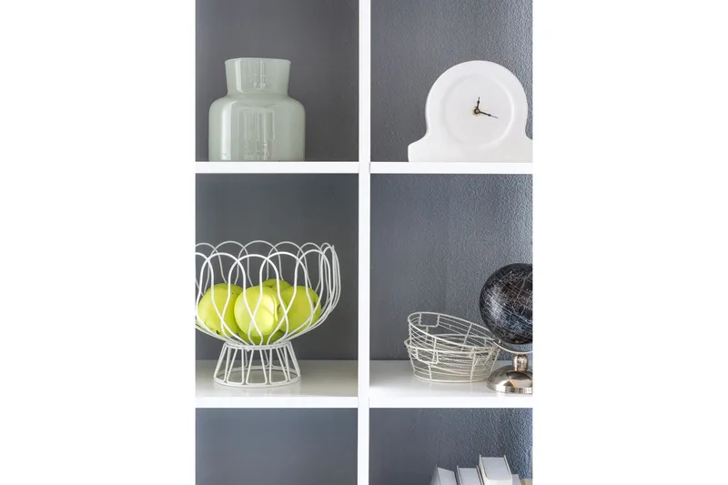 Milahn Bokhylle 108x29 cm - Hvit - Oppbevaring - Hyller - Bokhylle