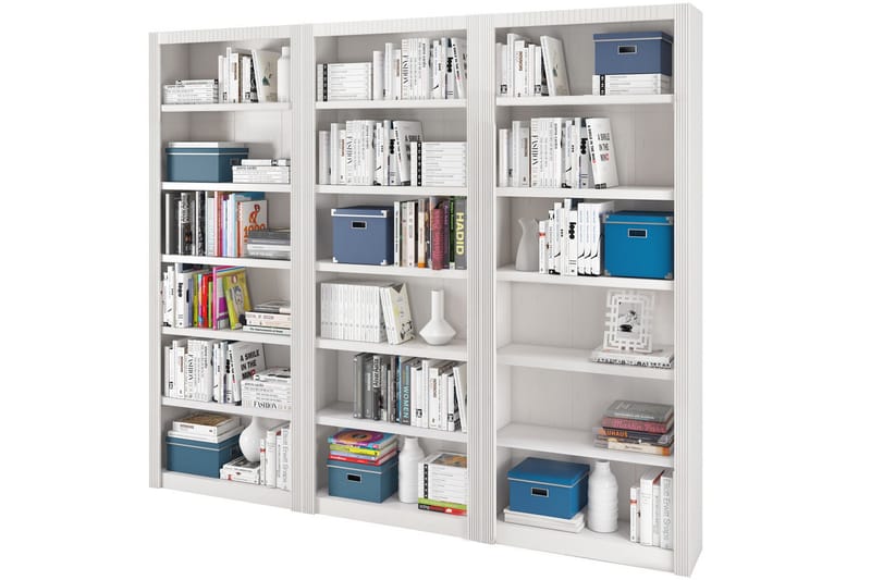 Minturn Bokhylle 29x245 cm - Hvit - Oppbevaring - Hyller - Bokhylle