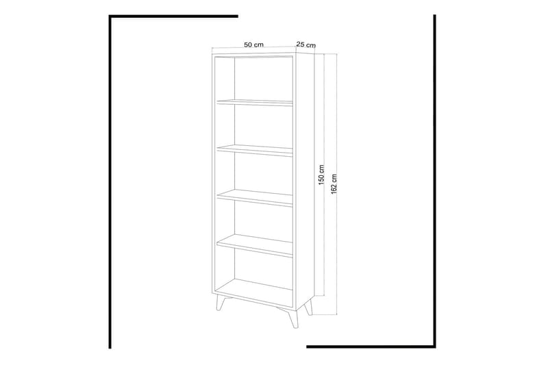 Mod Design Bokhylle Smal - Oppbevaring - Hyller - Bokhylle