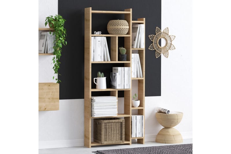 Momo Bokhylle 65x15 cm Brun - Hanah Home - Oppbevaring - Hyller - Bokhylle