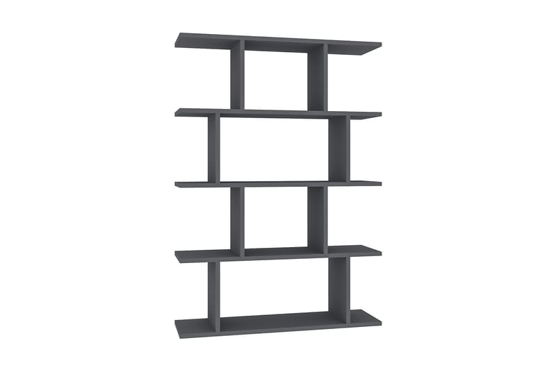 Nachusa Bokhylle 90x25 cm - Antrasitt - Oppbevaring - Hyller - Bokhylle