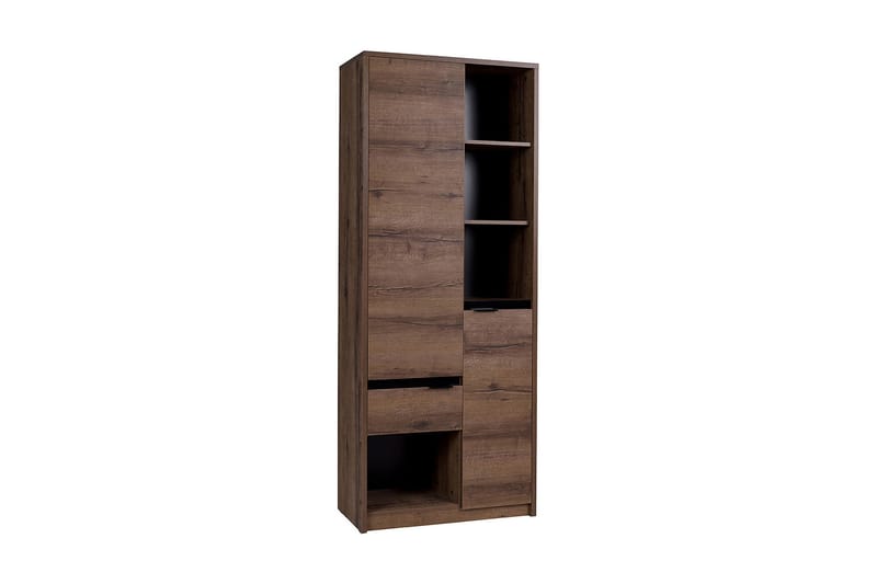 Najera Bokhylle 80 cm - Svart/Tre - Oppbevaring - Hyller - Bokhylle