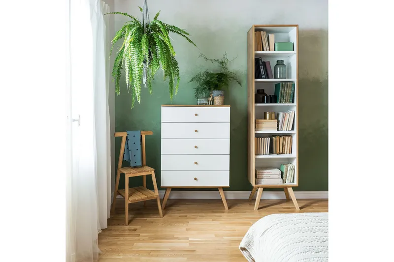 Nature Bokhylle Nature / White - VOX - Oppbevaring - Hyller - Bokhylle