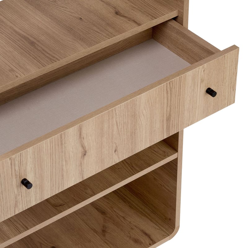 Bokhylle Nordure Senza (78 x 153 x 34 cm) Eik - Eik - Oppbevaring - Hyller - Bokhylle