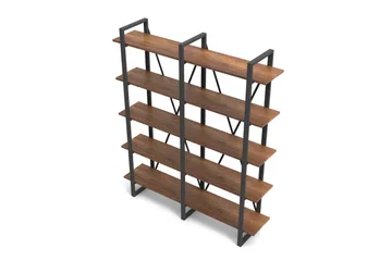 Numandro Bokhylle 154,8 cm i Teak - Brun - Oppbevaring - Hyller - Bokhylle