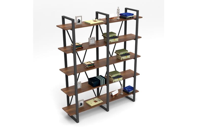 Numandro Bokhylle 34x155 cm, Teak