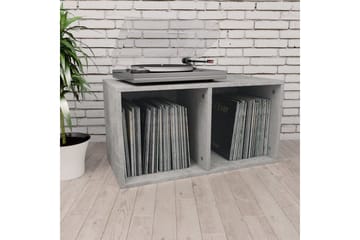 Oppbevaringsboks LP betonggrå 71x34x36 cm sponplate - Grå - Oppbevaring - Hyller - Bokhylle