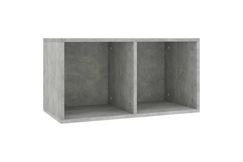 Oppbevaringsboks LP betonggrå 71x34x36 cm sponplate - Grå - Oppbevaring - Hyller - Bokhylle