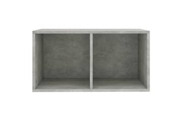 Oppbevaringsboks LP betonggrå 71x34x36 cm sponplate - Grå - Oppbevaring - Hyller - Bokhylle
