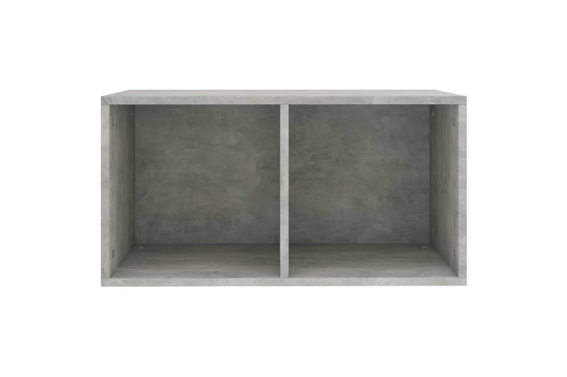 Oppbevaringsboks LP betonggrå 71x34x36 cm sponplate - Grå - Oppbevaring - Hyller - Bokhylle