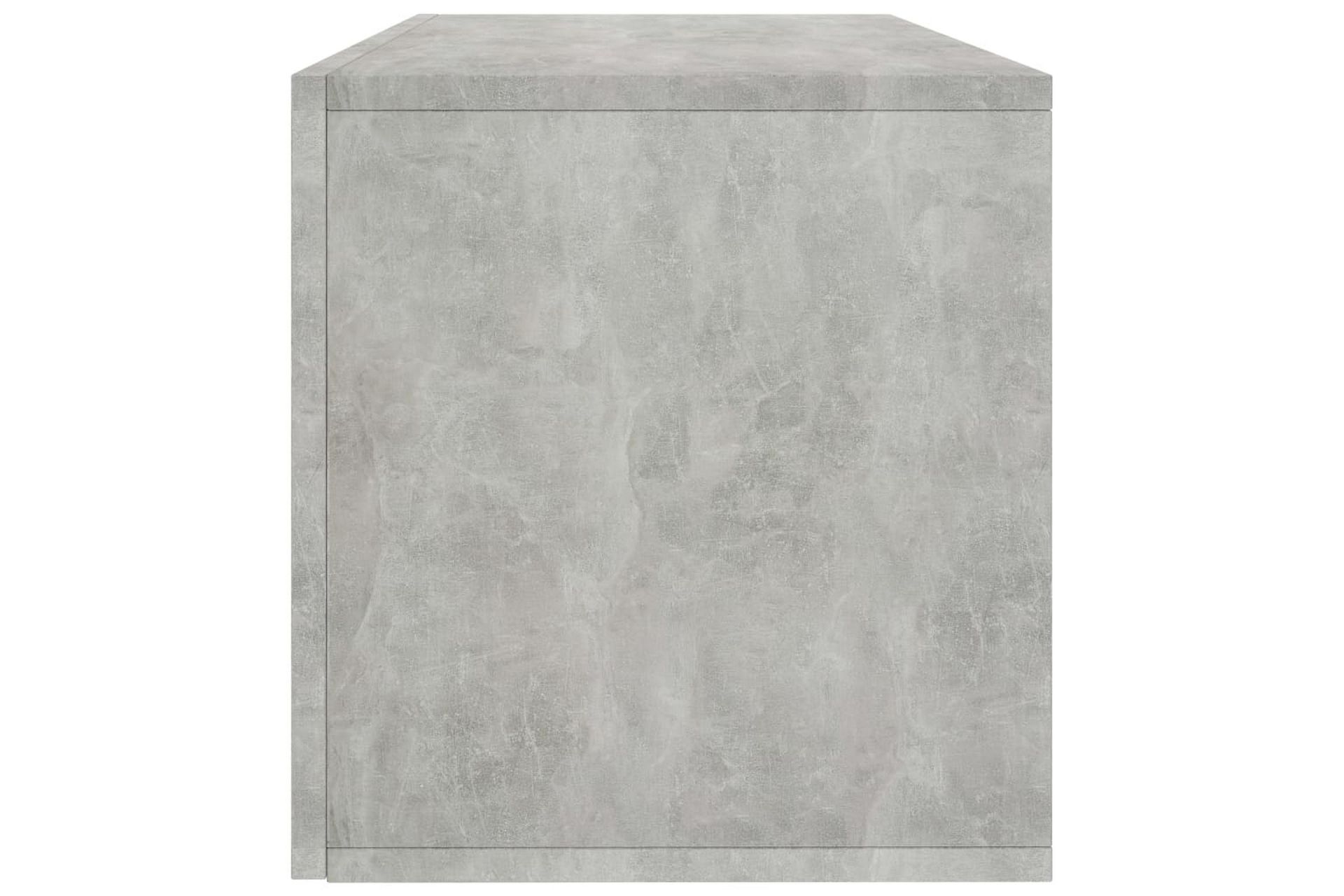 Oppbevaringsboks LP betonggrå 71x34x36 cm sponplate - Grå - Oppbevaring - Hyller - Bokhylle