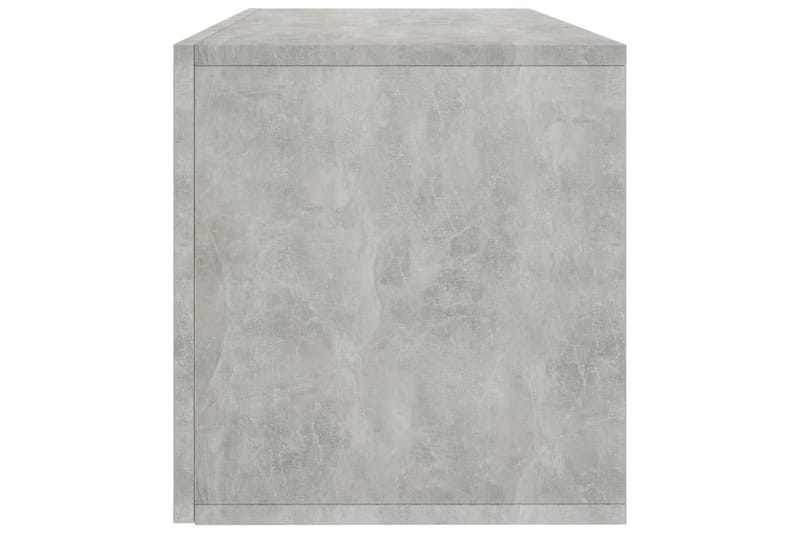 Oppbevaringsboks LP betonggrå 71x34x36 cm sponplate - Grå - Oppbevaring - Hyller - Bokhylle