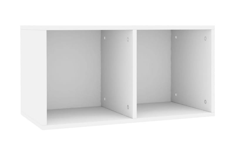 Oppbevaringsboks LP hvit 71x34x36 cm sponplate - Hvit - Oppbevaring - Hyller - Bokhylle
