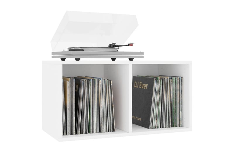 Oppbevaringsboks LP hvit 71x34x36 cm sponplate - Hvit - Oppbevaring - Hyller - Bokhylle