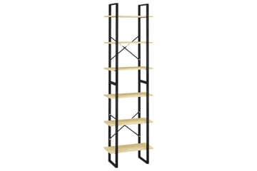 Oppbevaringshylle 60x30x210 cm heltre furu - Brun - Oppbevaring - Hyller - Bokhylle