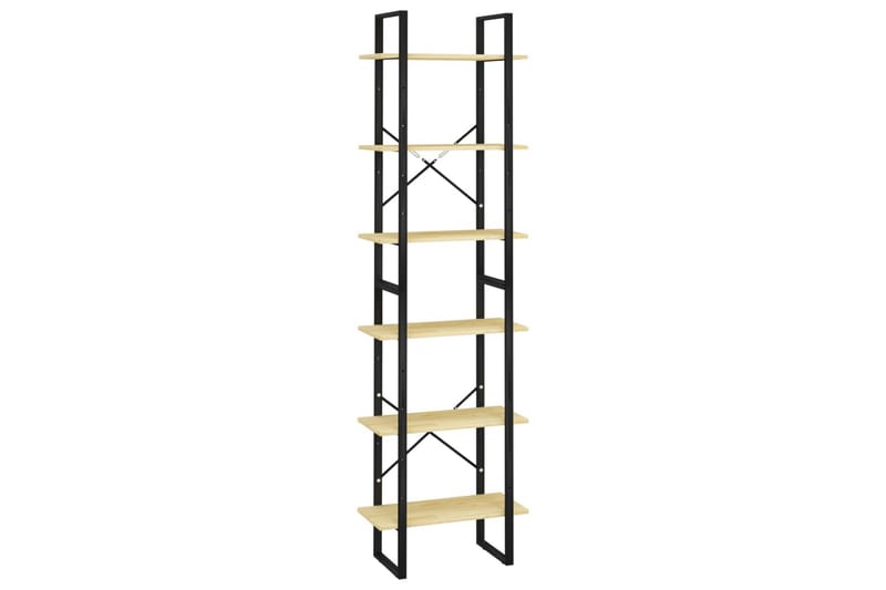 Oppbevaringshylle 60x30x210 cm heltre furu - Brun - Oppbevaring - Hyller - Bokhylle
