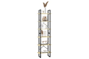 Oppbevaringshylle 60x30x210 cm heltre furu - Brun - Oppbevaring - Hyller - Bokhylle