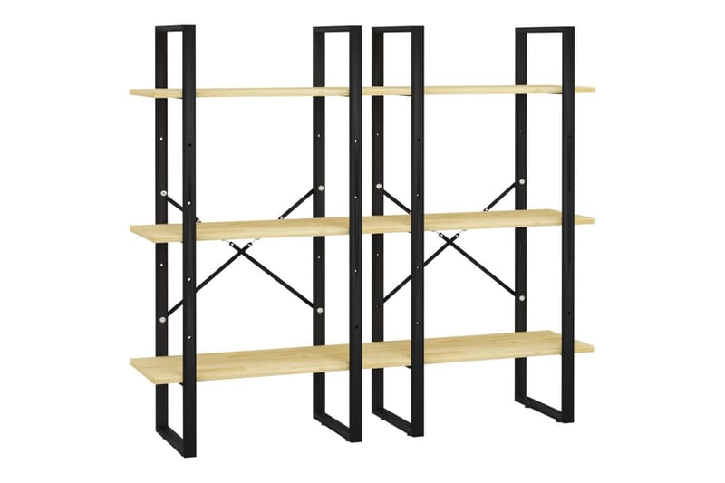 Oppbevaringshylle 60x30x210 cm heltre furu - Brun - Oppbevaring - Hyller - Bokhylle
