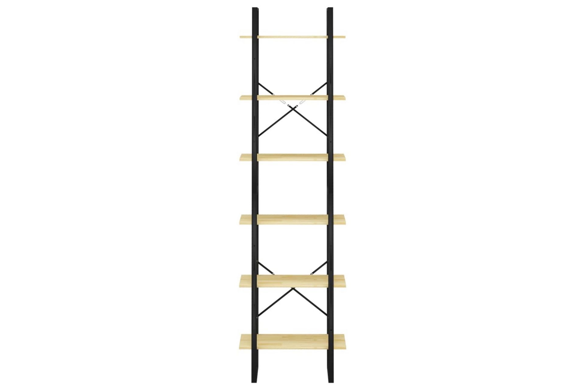 Oppbevaringshylle 60x30x210 cm heltre furu - Brun - Oppbevaring - Hyller - Bokhylle
