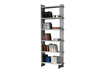 Ordelle Bokhylle 47 cm i Malt Tre - Hvit - Oppbevaring - Hyller - Bokhylle