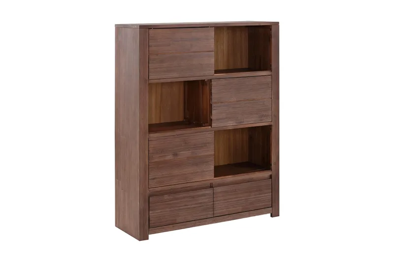 Paulina Bokhylle 100 cm - Akasie/Brun - Oppbevaring - Hyller - Bokhylle