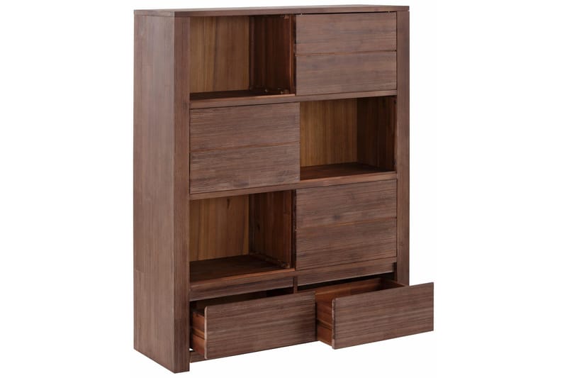 Paulina Bokhylle 100 cm - Akasie/Brun - Oppbevaring - Hyller - Bokhylle