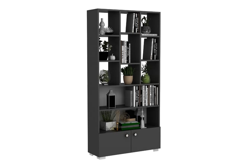 Penguen Bokhylle 93,6x29,6 cm Antrasitt - Hanah Home - Oppbevaring - Hyller - Bokhylle
