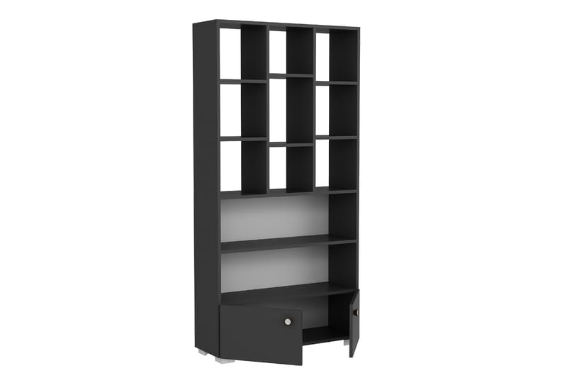 Penguen Bokhylle 93,6x29,6 cm Antrasitt - Hanah Home - Oppbevaring - Hyller - Bokhylle