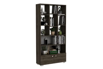 Penguen Bokhylle 93,6x29,6 cm Brun - Hanah Home - Oppbevaring - Hyller - Bokhylle