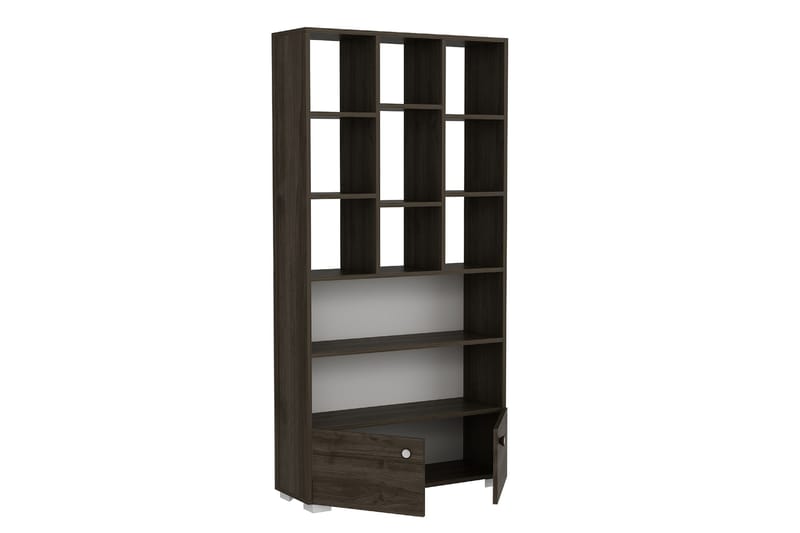 Penguen Bokhylle 93,6x29,6 cm Brun - Hanah Home - Oppbevaring - Hyller - Bokhylle