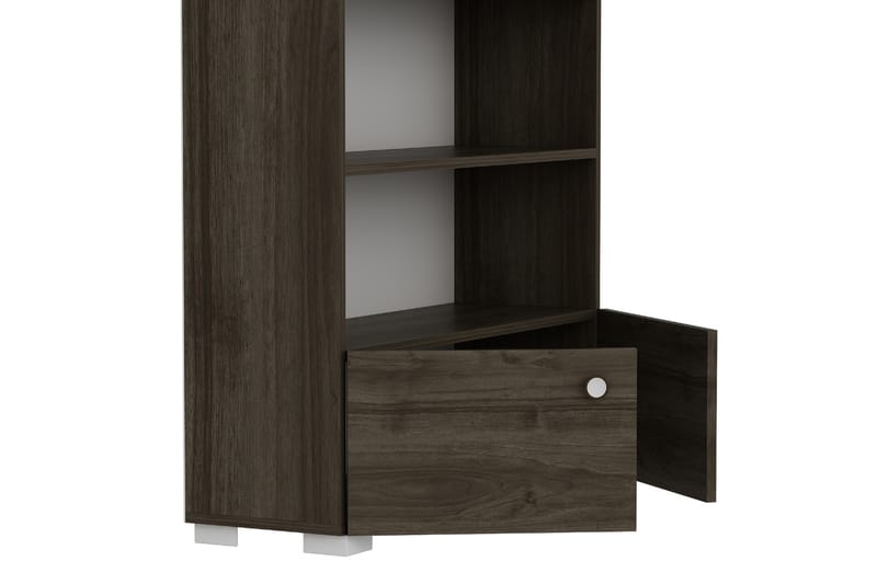 Penguen Bokhylle 93,6x29,6 cm Brun - Hanah Home - Oppbevaring - Hyller - Bokhylle