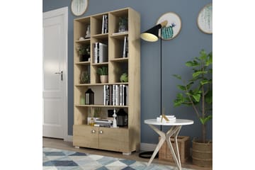 Penguen Bokhylle 93,6x29,6 cm Brun - Hanah Home - Oppbevaring - Hyller - Bokhylle