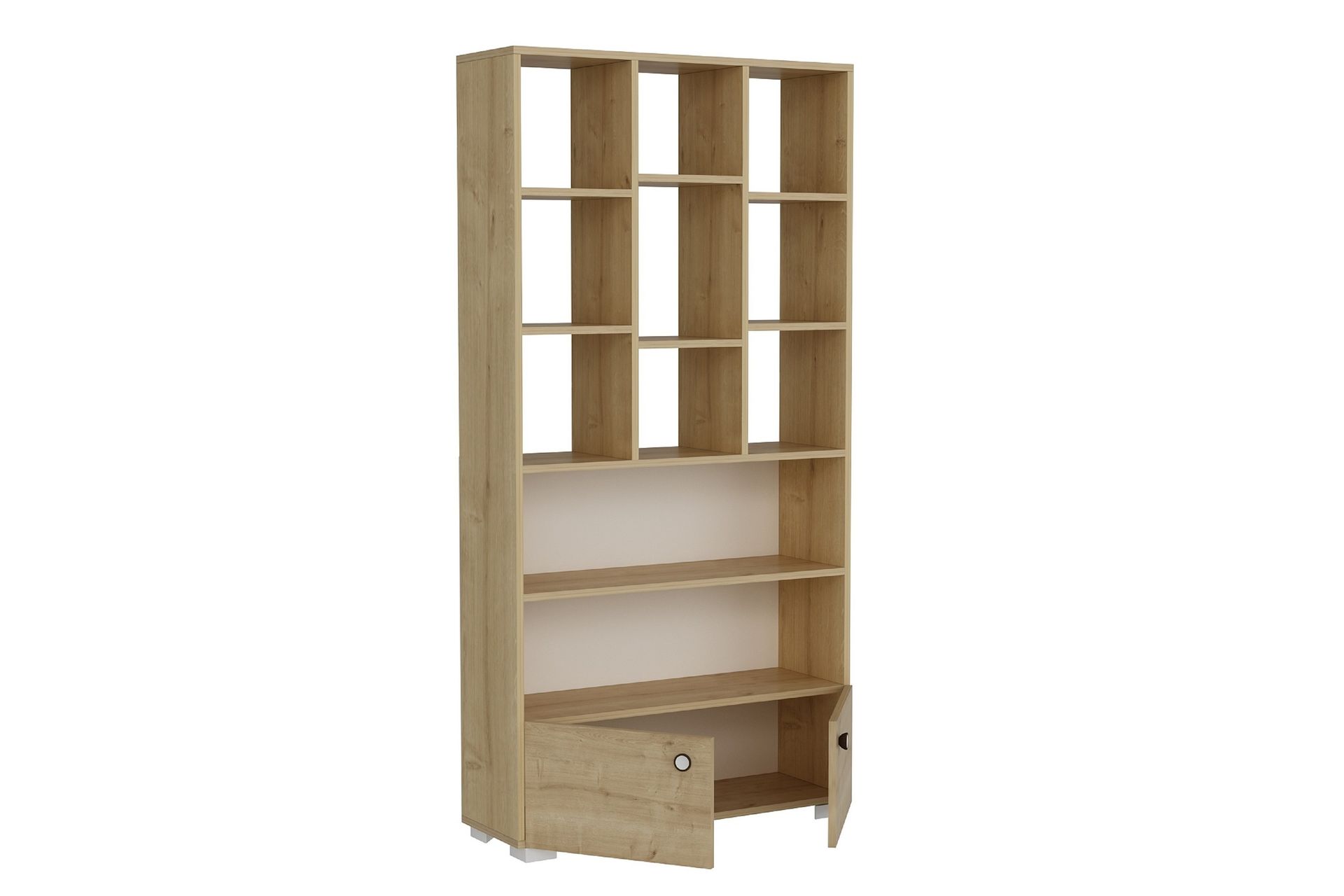 Penguen Bokhylle 93,6x29,6 cm Brun - Hanah Home - Oppbevaring - Hyller - Bokhylle