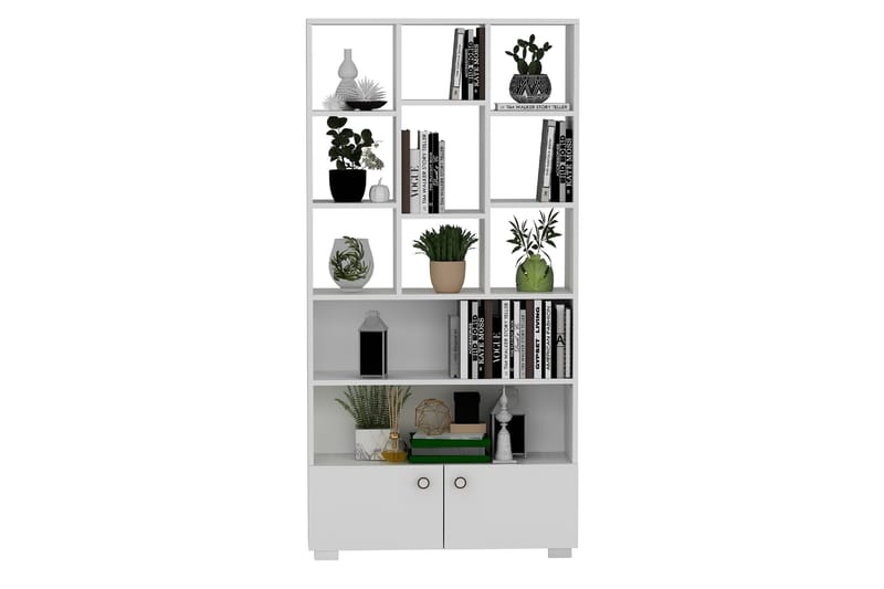 Penguen Bokhylle 93,6x29,6 cm Hvit - Hanah Home - Oppbevaring - Hyller - Bokhylle
