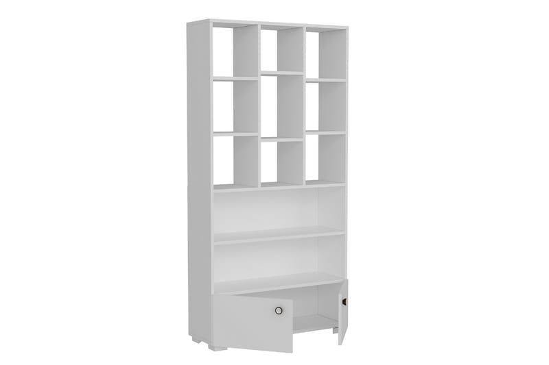 Penguen Bokhylle 93,6x29,6 cm Hvit - Hanah Home - Oppbevaring - Hyller - Bokhylle