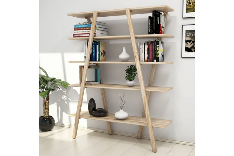 Puqa Design Bokhylle - Brun - Oppbevaring - Hyller - Bokhylle
