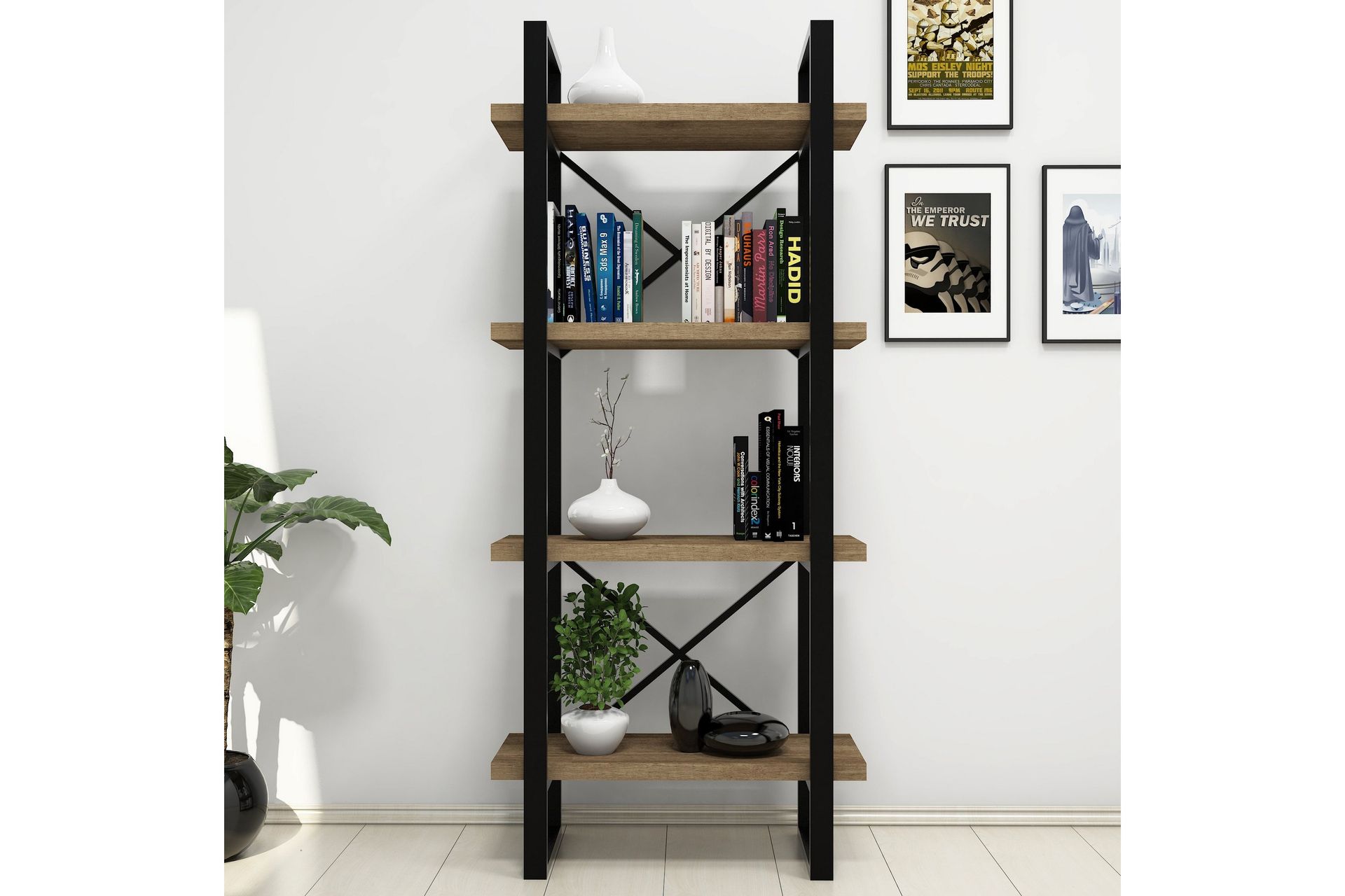 Puqa Design Bokhylle - Oppbevaring - Hyller - Bokhylle