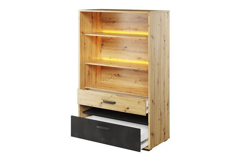 Rathmore Bokhylla 90x42 cm Black - Oppbevaring - Hyller - Bokhylle