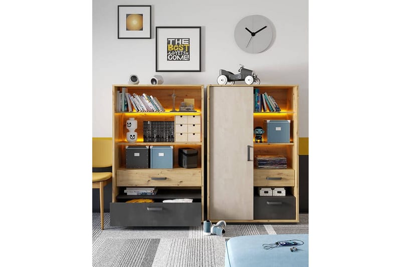 Rathmore Bokhylla 90x42 cm NO_BRAND Black - Oppbevaring - Hyller - Bokhylle
