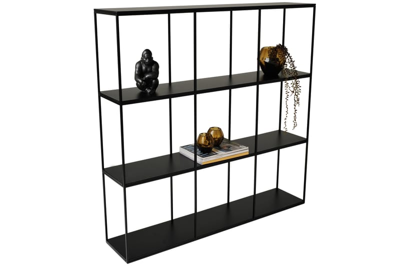 Recard Vegghylle 25 cm - Svart - Oppbevaring - Hyller - Bokhylle