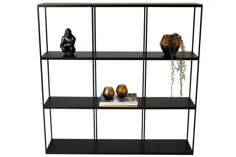 Recard Vegghylle 25 cm - Svart - Oppbevaring - Hyller - Bokhylle